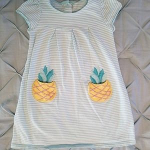 Pineapple Dress & Cardigan Set